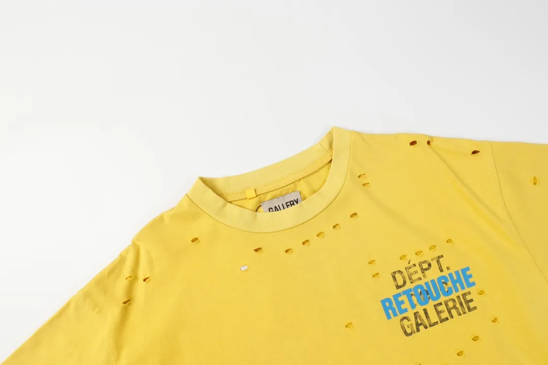 GALLERY.DEPT new summer short-sleeved model number: D3123p110 color: yellow code number: S M L XL